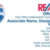 RE/MAX Business Card Template: RE/MAX: 01