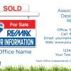 RE/MAX Business Card Template: RE/MAX: 22