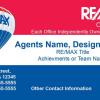 RE/MAX Business Card Template: RE/MAX: 08